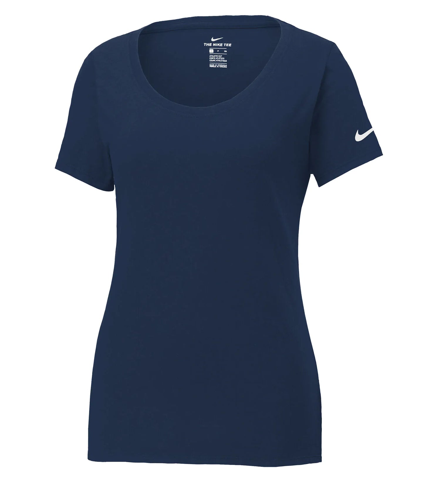 Customized Ladies Nike Dri-Fit Cotton/Poly Scoop Neck Tee 5234