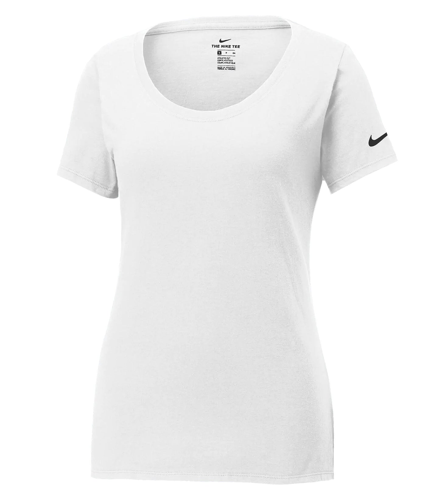 Customized Ladies Nike Dri-Fit Cotton/Poly Scoop Neck Tee 5234