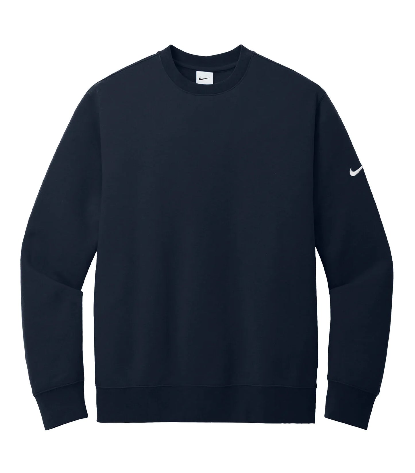 Customized Nike Club Fleece Sleeve Swoosh Crew NKFD9863
