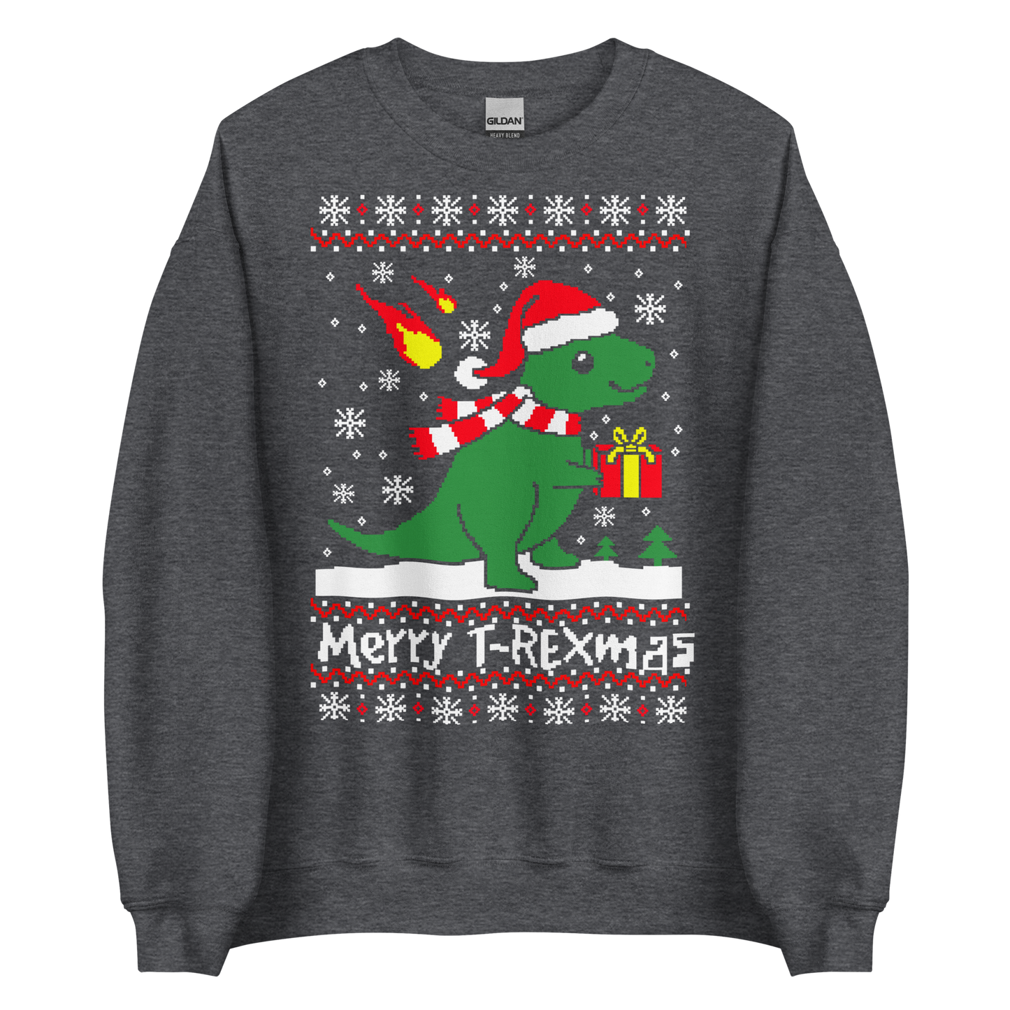 "Ugly Christmas Sweater" Merry T-Rexmas